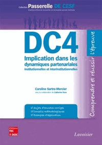DC4 Implication dans les dynamiques partenariales institutionnelles et interinstitutionnelles