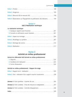 Épreuve professionnelle de synthèse (Opticien-Lunetier)
