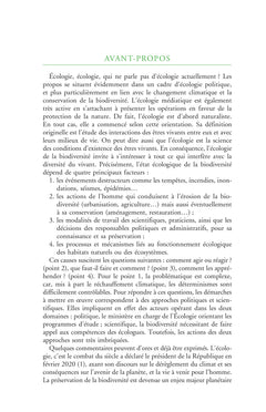 Écologie de la biodiversité