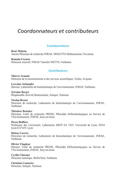La méthanisation