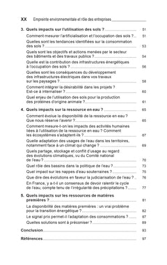 Empreinte environnementale et rôle des entreprises