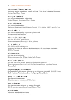 Risques microbiologiques alimentaires (2e édition)