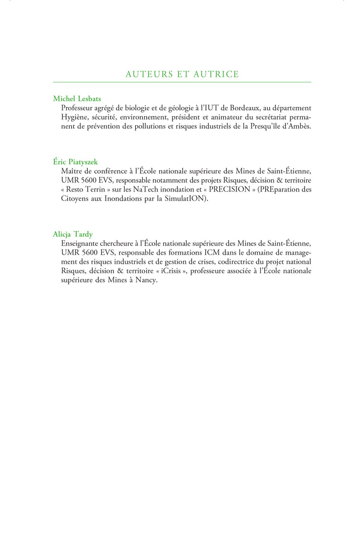 Résilience territoriale et changement climatique