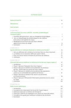 Résilience territoriale et changement climatique