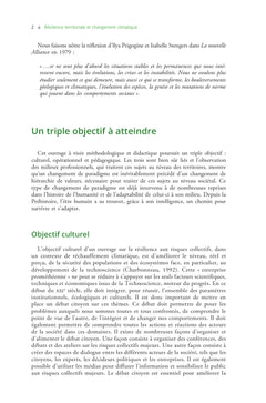 Résilience territoriale et changement climatique