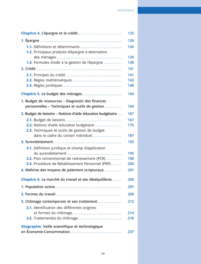 BTS ESF Économie-Consommation Gestion