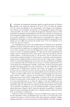 Climat, environnement et santé en Méditerranée