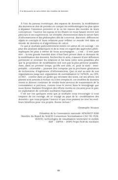 À la découverte du sens-métier des modèles de données