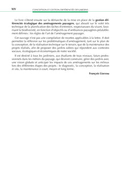 Conception et gestion différenciée des jardins