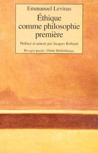Éthique comme philosophie première