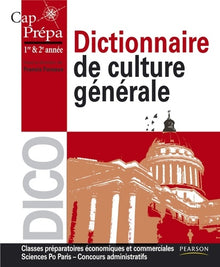 Dictionnaire de culture générale Cap Prépa