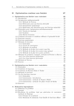 Introduction à l'optimisation continue et discrète