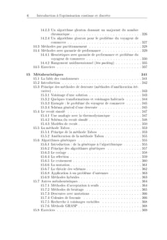 Introduction à l'optimisation continue et discrète