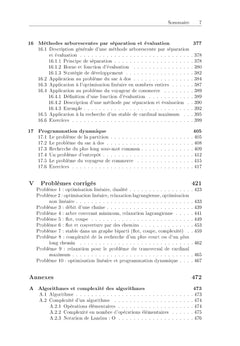 Introduction à l'optimisation continue et discrète