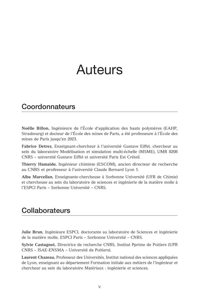 Introduction à la physique et aux propriétés thermomécaniques des matériaux polymères