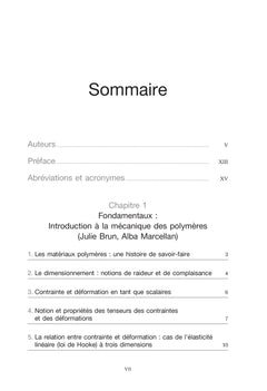 Introduction à la physique et aux propriétés thermomécaniques des matériaux polymères