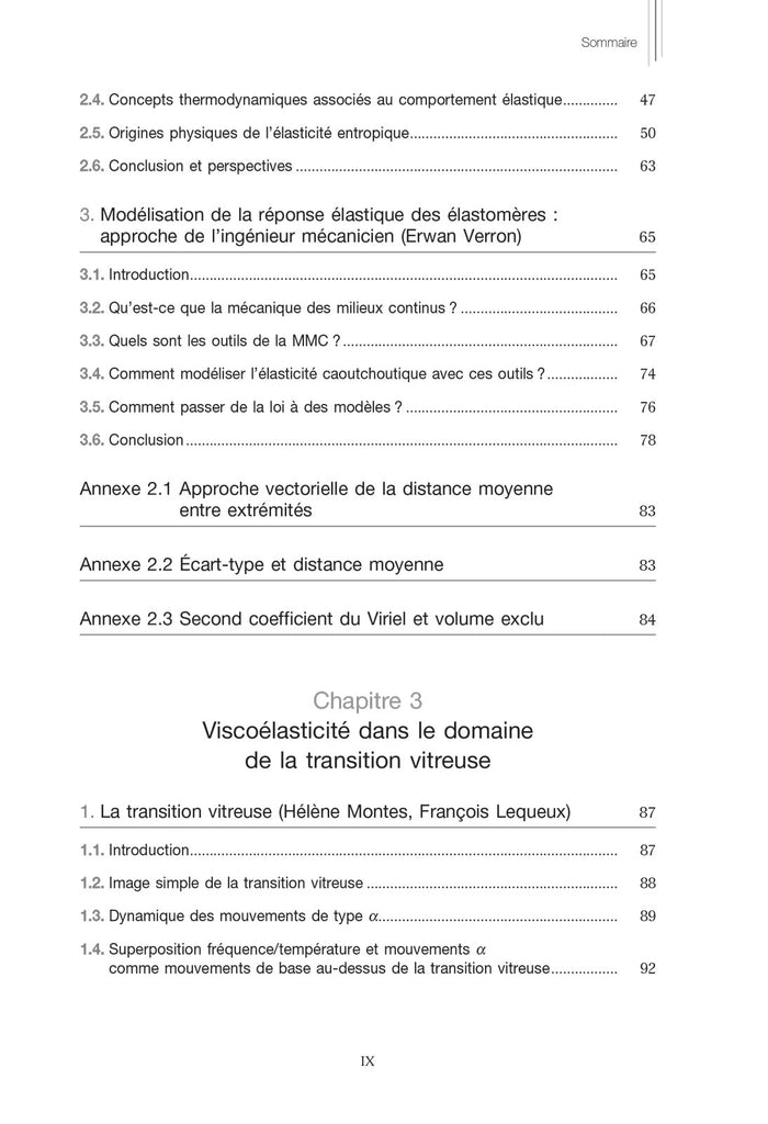 Introduction à la physique et aux propriétés thermomécaniques des matériaux polymères