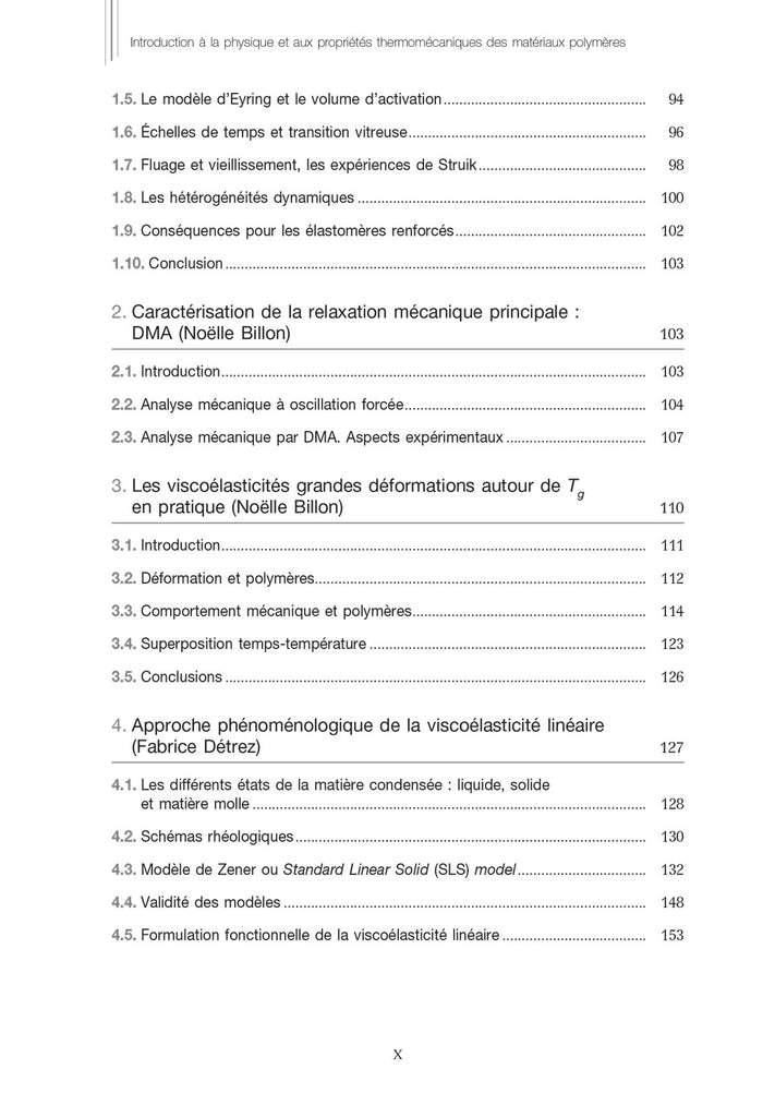Introduction à la physique et aux propriétés thermomécaniques des matériaux polymères