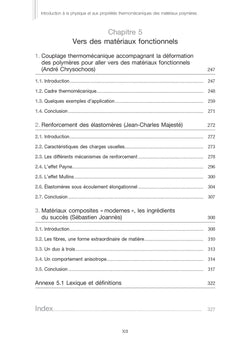 Introduction à la physique et aux propriétés thermomécaniques des matériaux polymères