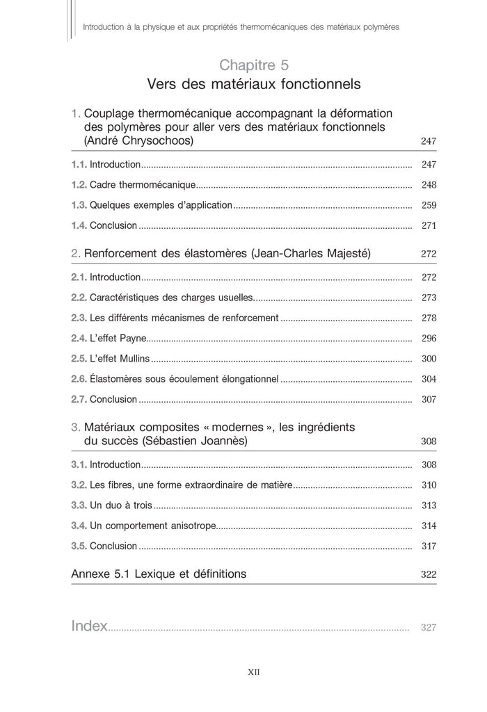 Introduction à la physique et aux propriétés thermomécaniques des matériaux polymères
