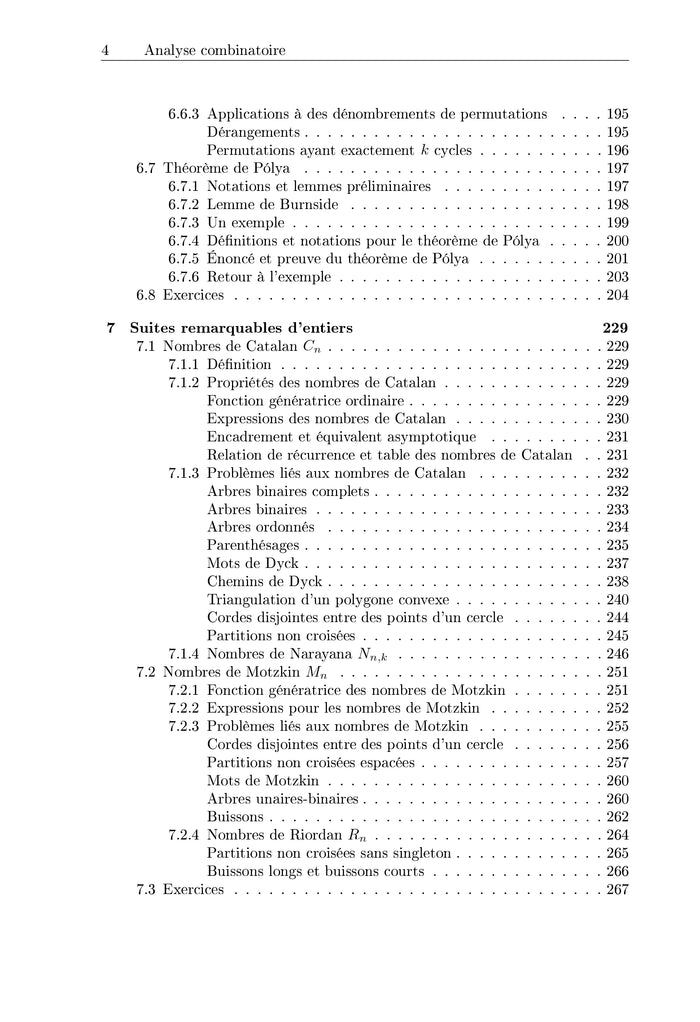 Analyse combinatoire