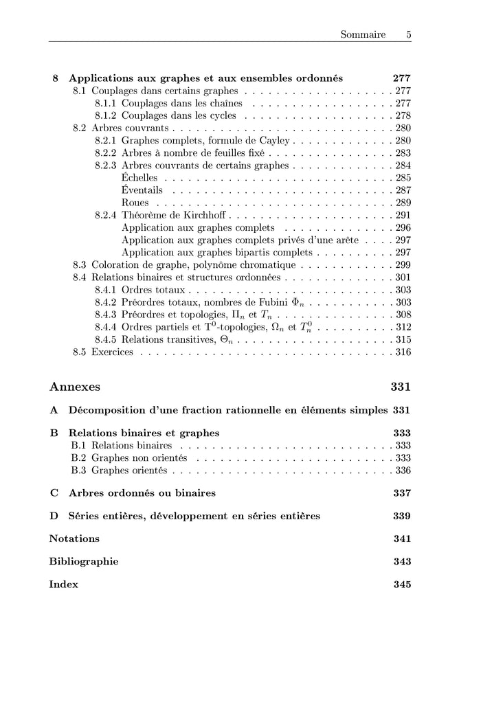 Analyse combinatoire
