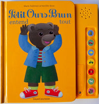 Petit Ours Brun entend tout - livre sonore