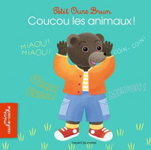 Petit ours brun mini cache-cache - Coucou les animaux !