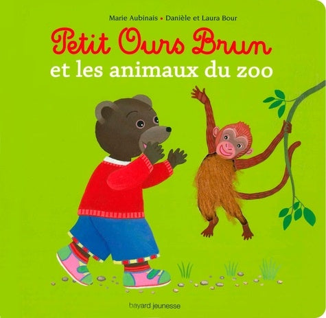 Petit ours brun et les animaux du zoo
