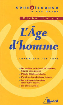 L'âge d'homme