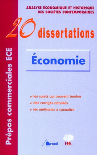 20 dissertations d'économie