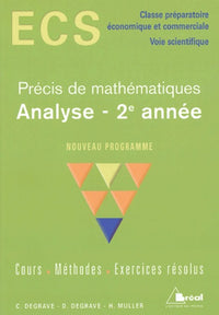 Précis de maths ecs - Analyse 2ème année