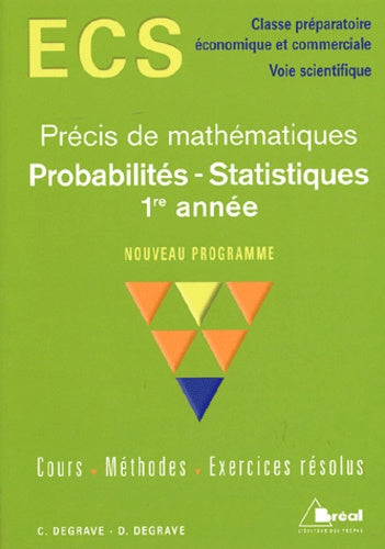 Probabilités - Statistiques 1re année ECS