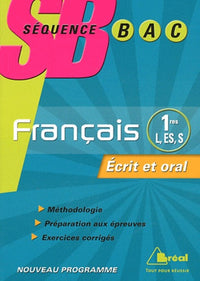 Français premières L ES S - Ecrit/oral