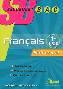 Français premières L ES S - Ecrit/oral