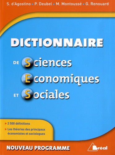 Dictionnaire de sciences économiques et sociales