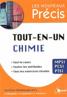 Précis tout en un chimie MPSI PCSI PTSI