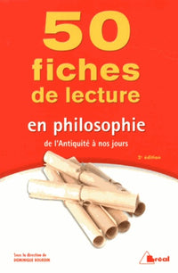 50 fiches de lecture en philosophie