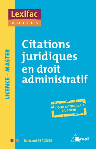 Citations juridiques en droit administratif