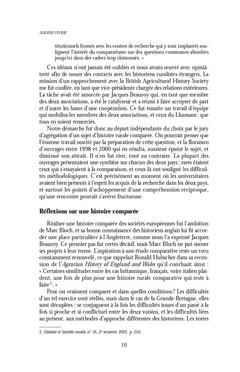 Ruralité française et britannique, XIIIe-XXe siècles