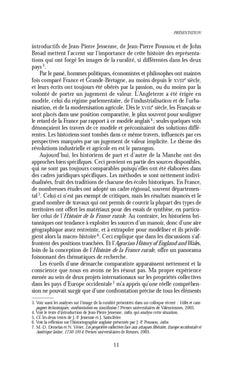 Ruralité française et britannique, XIIIe-XXe siècles