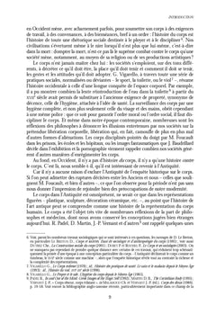 Penser et représenter le corps dans l'Antiquité