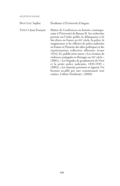 Les Justices locales