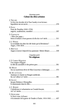 Pour une histoire sociale des villes