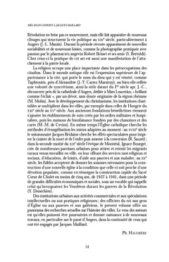 Pour une histoire sociale des villes