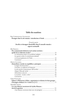 Étrangers dans la cité romaine