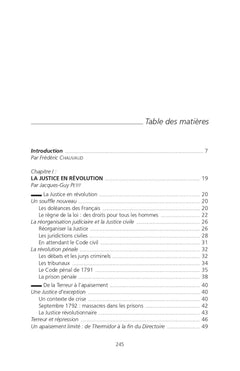 Histoire de la justice. De la Révolution à nos jours