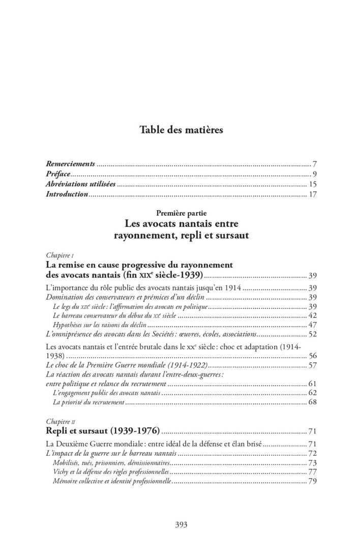 Les avocats nantais au XXe siècle
