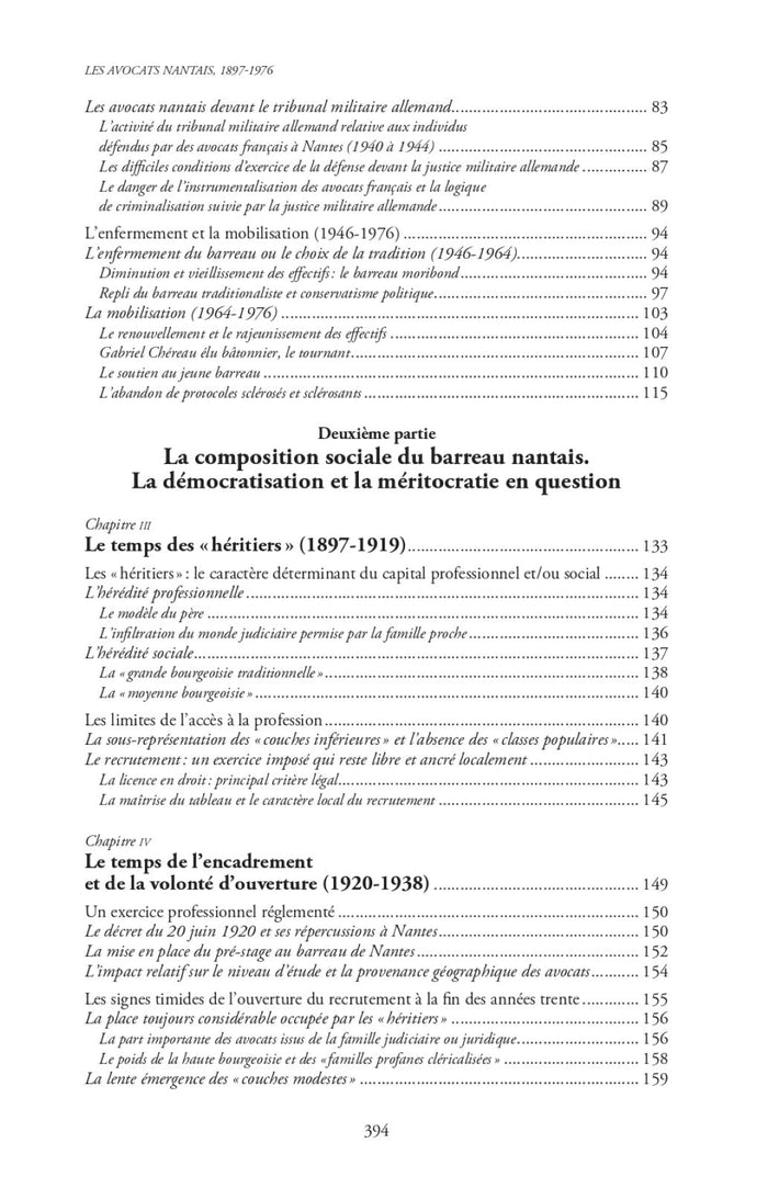 Les avocats nantais au XXe siècle