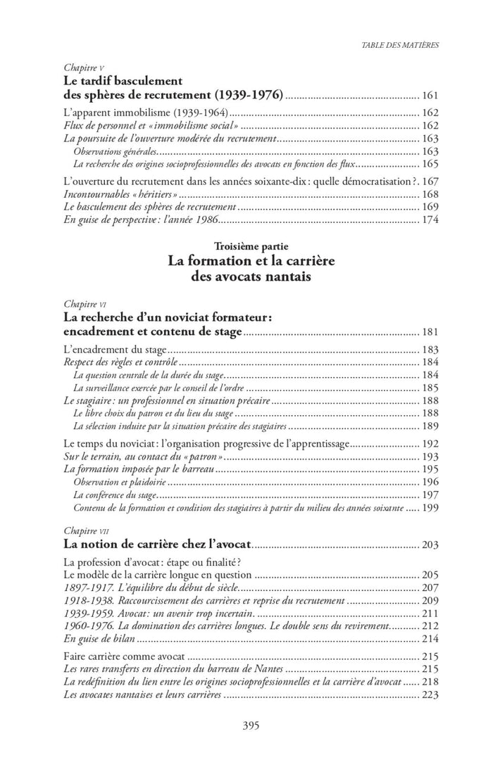 Les avocats nantais au XXe siècle
